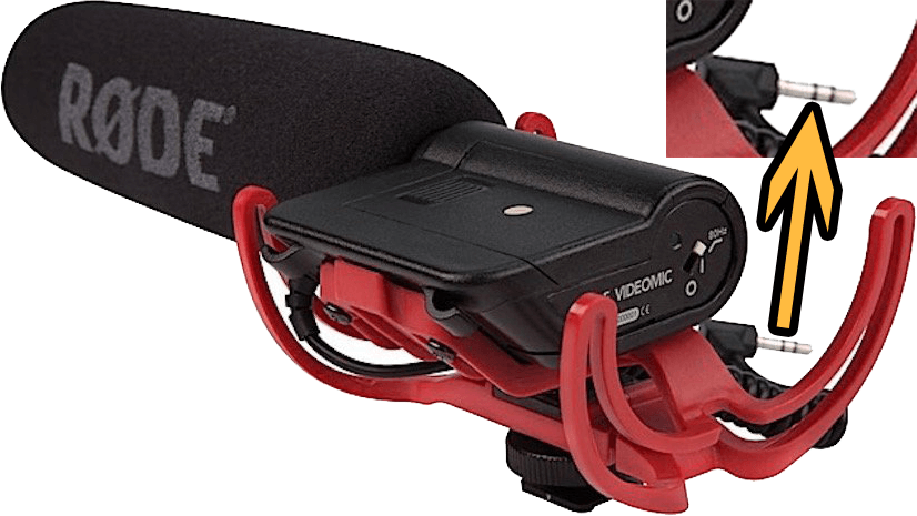 Rode VideoMic Rycote con salida TRS